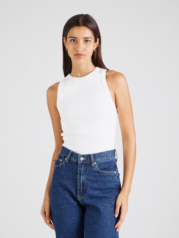 Dr. Denim Top 'Etta' - Biela: predná strana