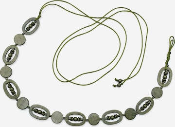 COLLEZIONE ALESSANDRO Belt 'Woodpicker' in Green: front