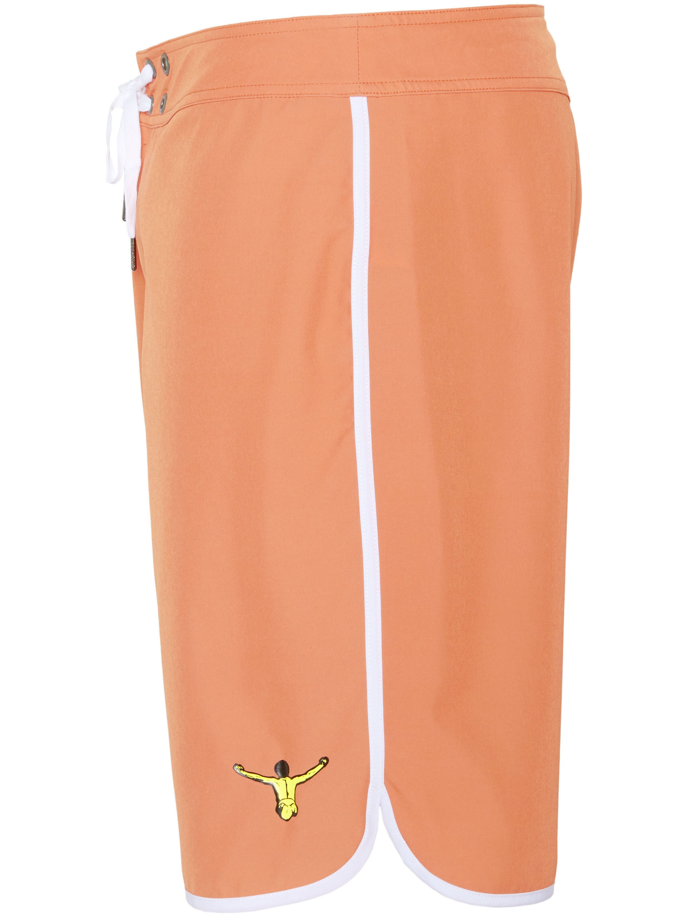 CHIEMSEE Athletic Swim Trunks in Orange