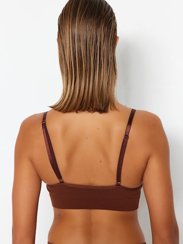 Trendyol Bustier Melltartó - barna
