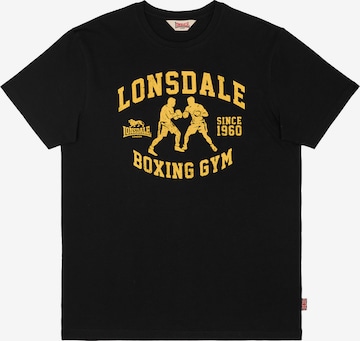LONSDALE Paita 'Thewles' värissä musta: etupuoli