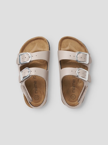 NAME IT - Zapatos abiertos 'NMNFILBERT' en gris