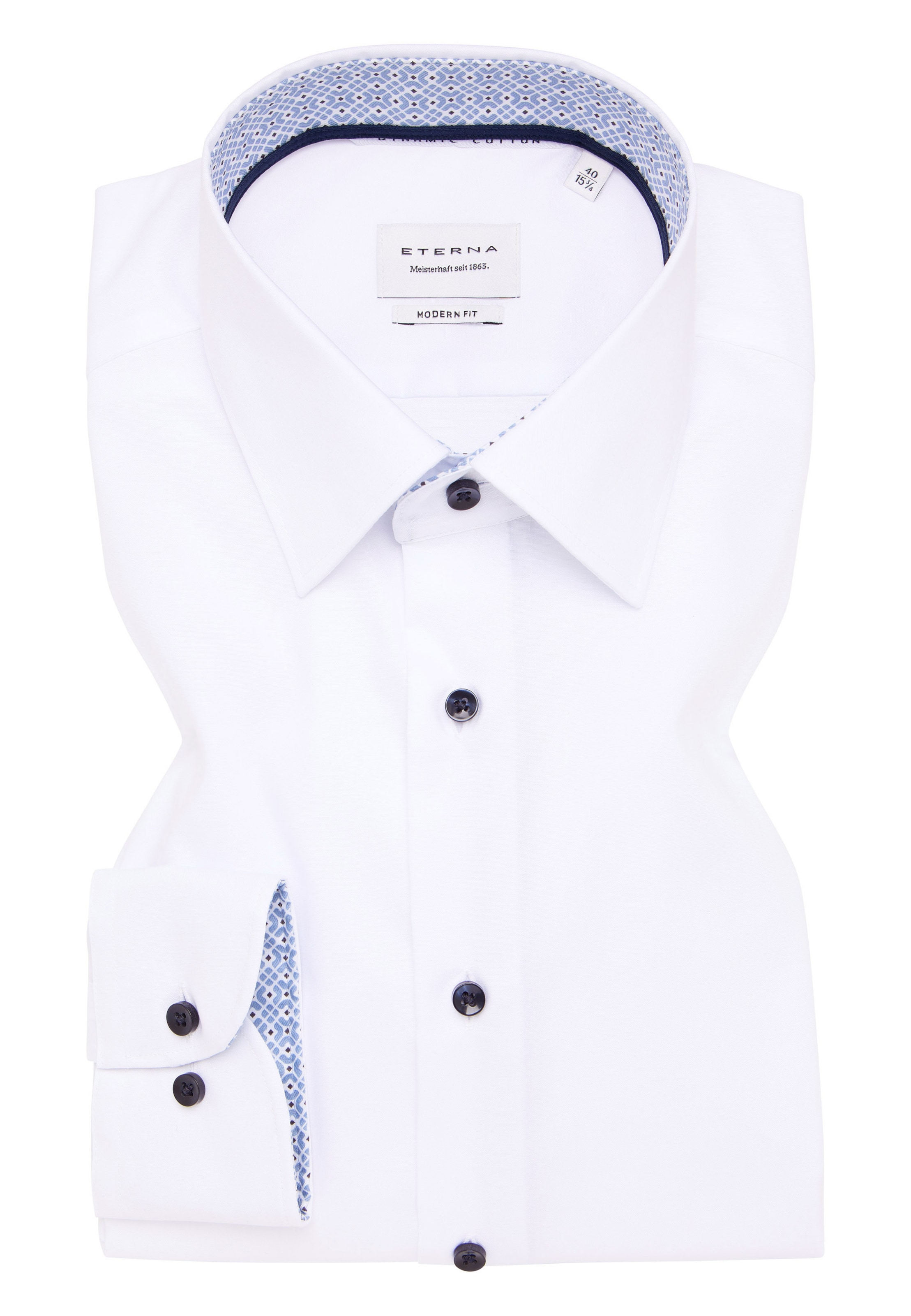 ETERNA Regular fit Business shirt in White