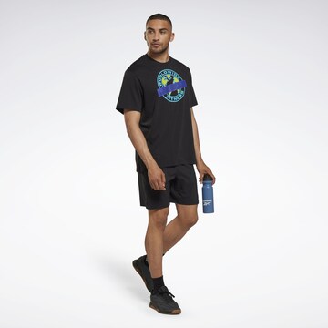 T-Shirt fonctionnel 'Les Mills®' Reebok en noir