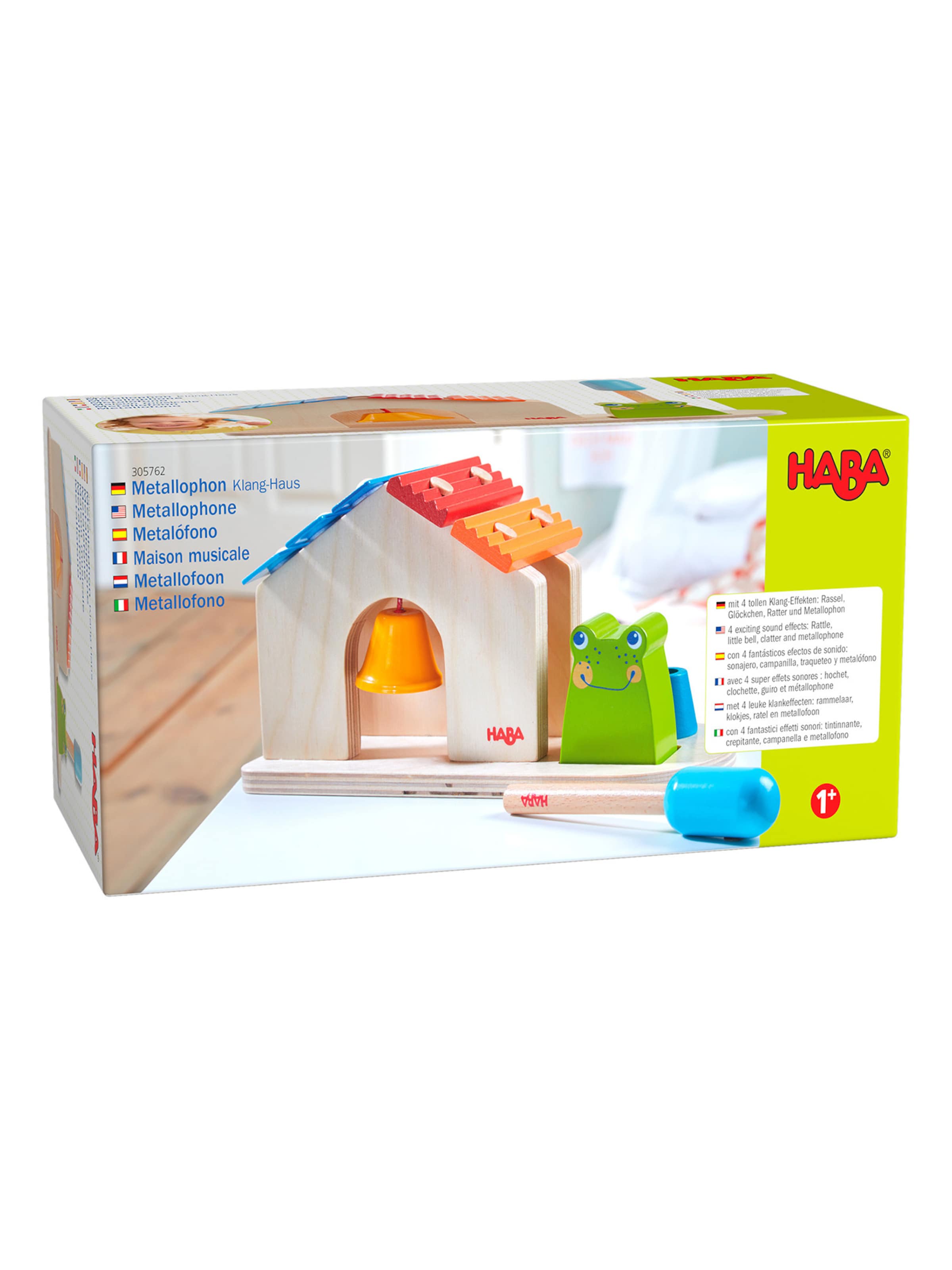 HABA Game ' Metallophon Klang-Haus ' in Mixed colors: front