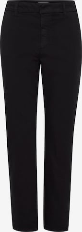 PULZ Jeans Chinohose in Schwarz: Vorderseite