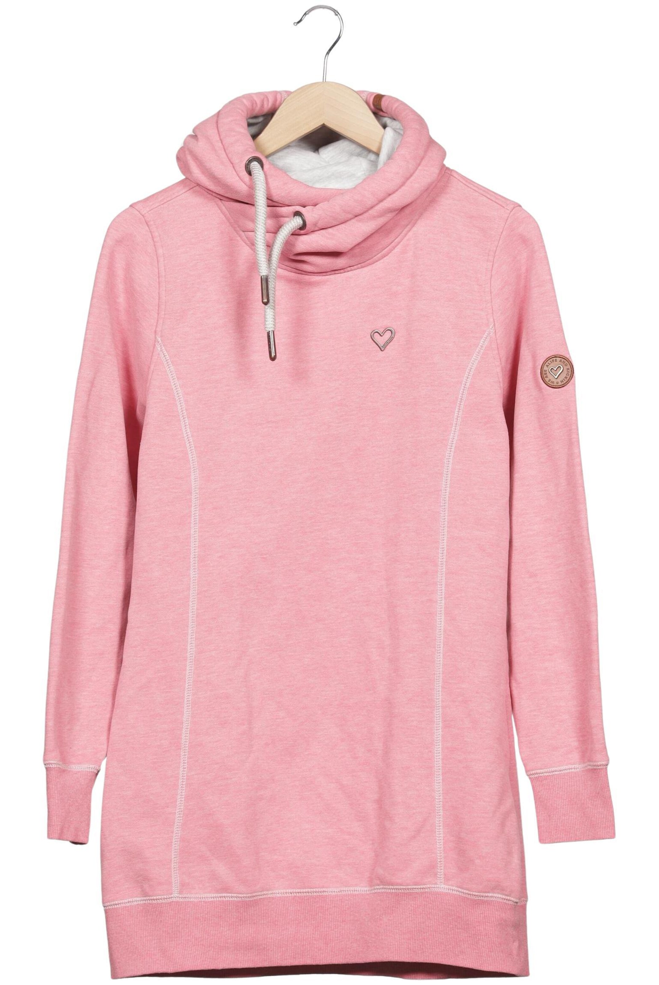 alife & kickin Sweatshirt & Zip-Up Hoodie in M in Pink: front