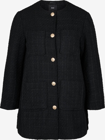 Zizzi Between-Season Jacket 'Xbesine' in Black: front