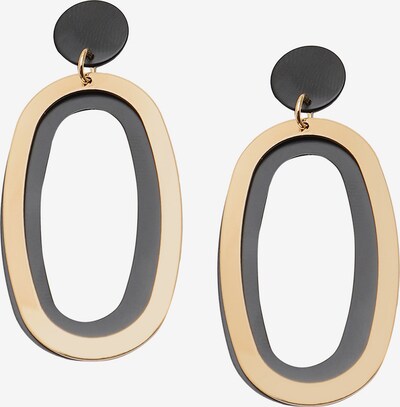 SOHI Earrings 'Aminah' in Gold / Black, Item view