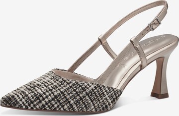 TAMARIS Γόβες slingback σε μαύρο: μπροστά