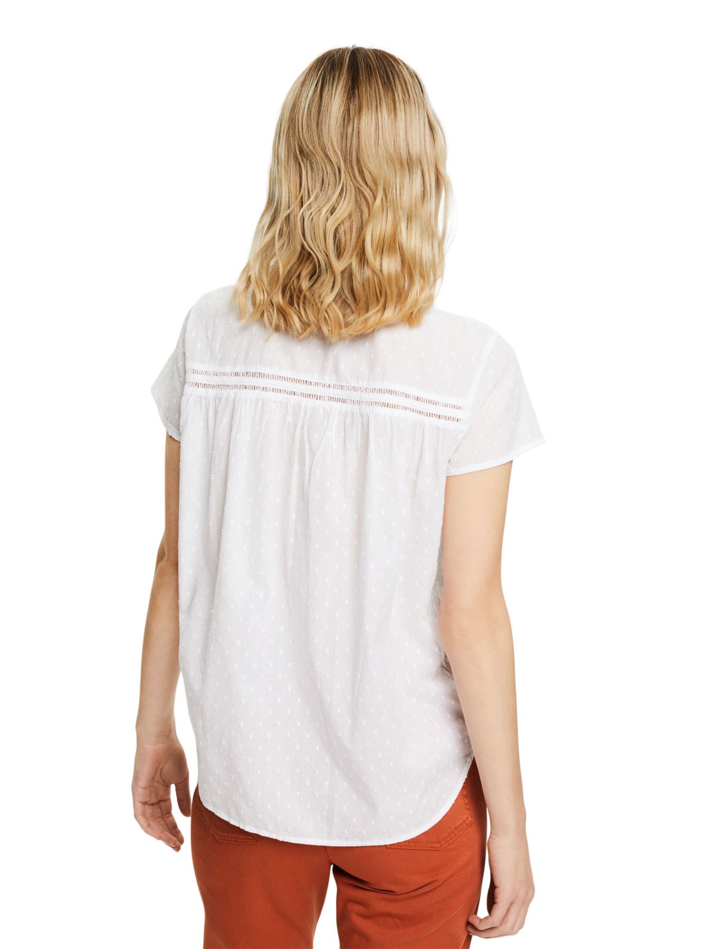 Frauen Große Größen ESPRIT Bluse in Perlweiß - LP23100 Frauen Große Größen ESPRIT Bluse in Perlweiß - LP23100