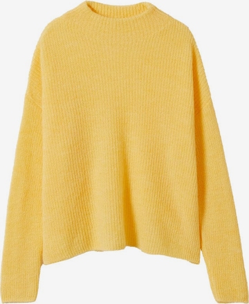 MANGO Sweater 'Cherry' in Yellow: front