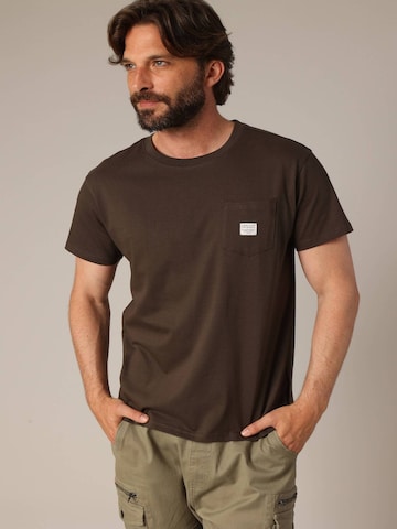 Deeluxe Shirt 'Basito' in Bruin: voorkant
