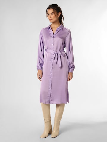 Robe-chemise Marie Lund en violet : devant