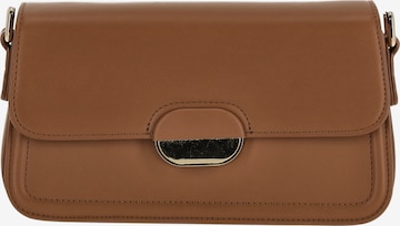 usha BLACK LABEL Schoudertas in Bruin: voorkant