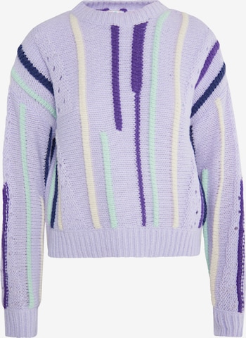 IZIA Sweater 'Hoona' in Purple: front