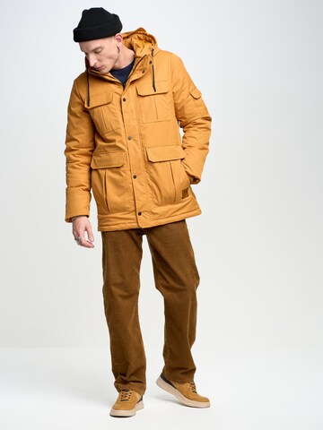 BIG STAR Winterjacke 'SORSEN' in Gelb