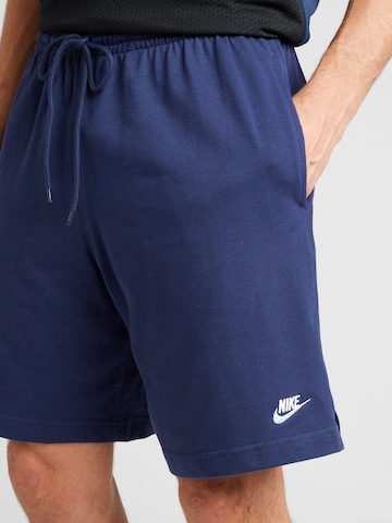 Nike Sportswear Regular Housut 'Club' värissä sininen