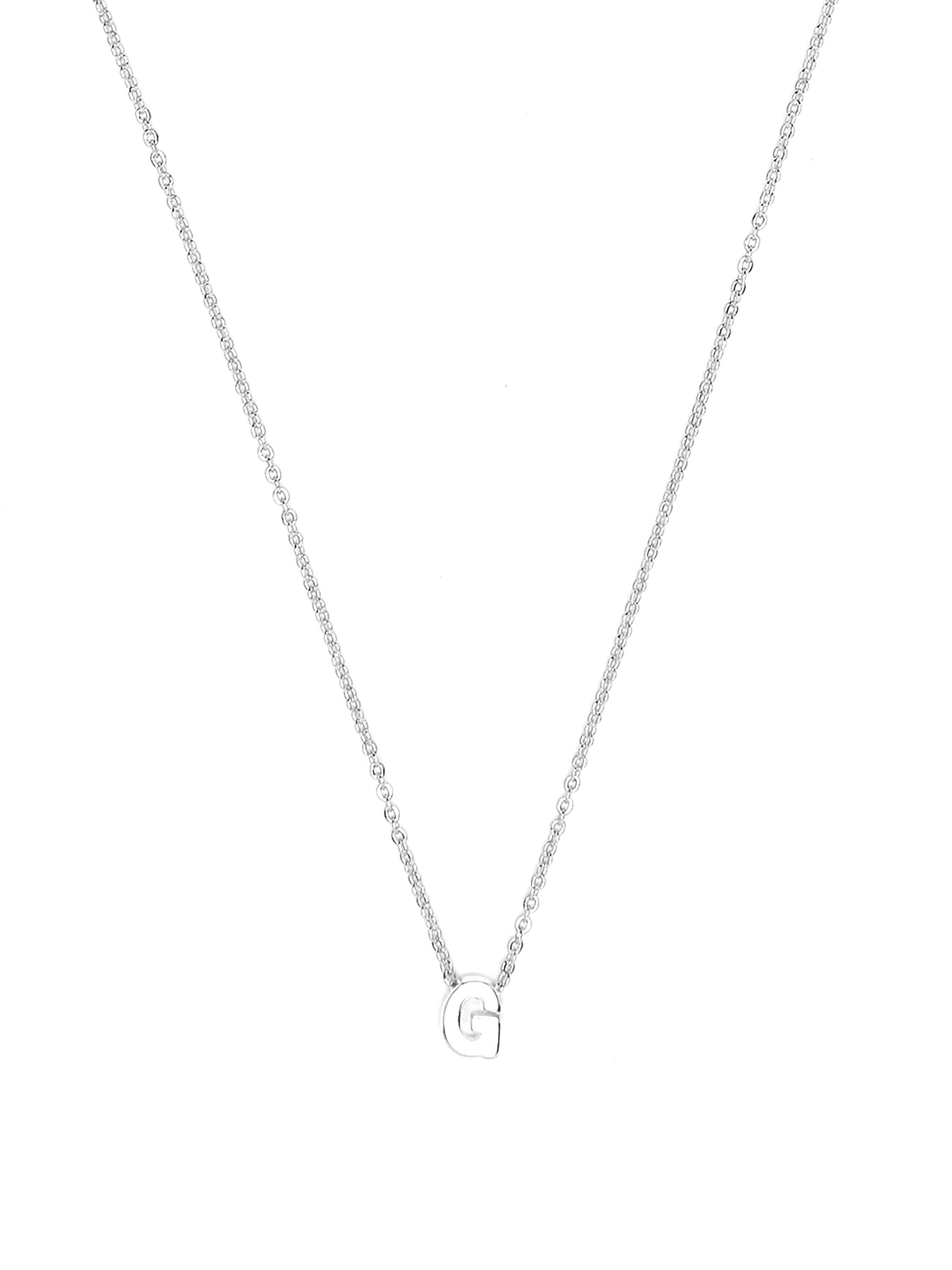 Luxenter - Cadena 'Alphabet G' en plata