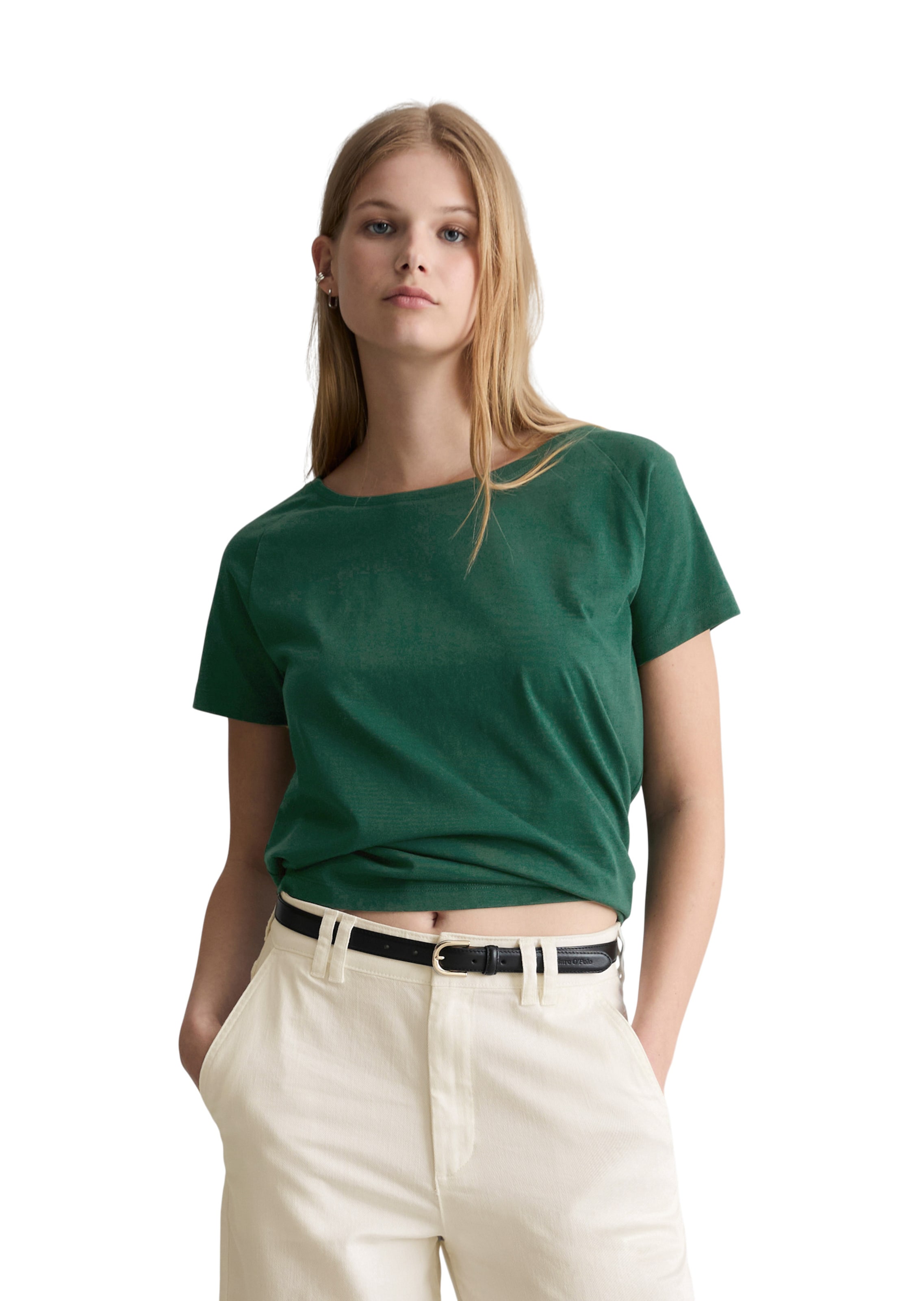 Marc O'Polo DENIM Shirt in Green: front