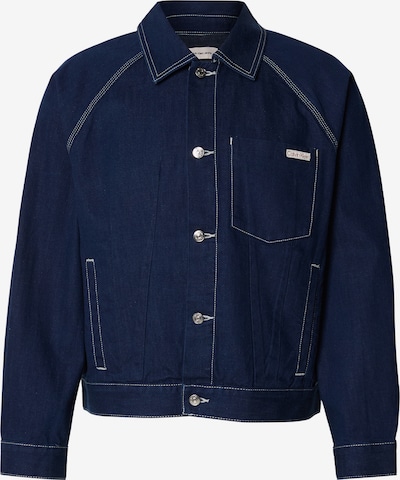 Calvin Klein Jeans Välikausitakki koossa S värissä sininen denim, Tuotenäkymä