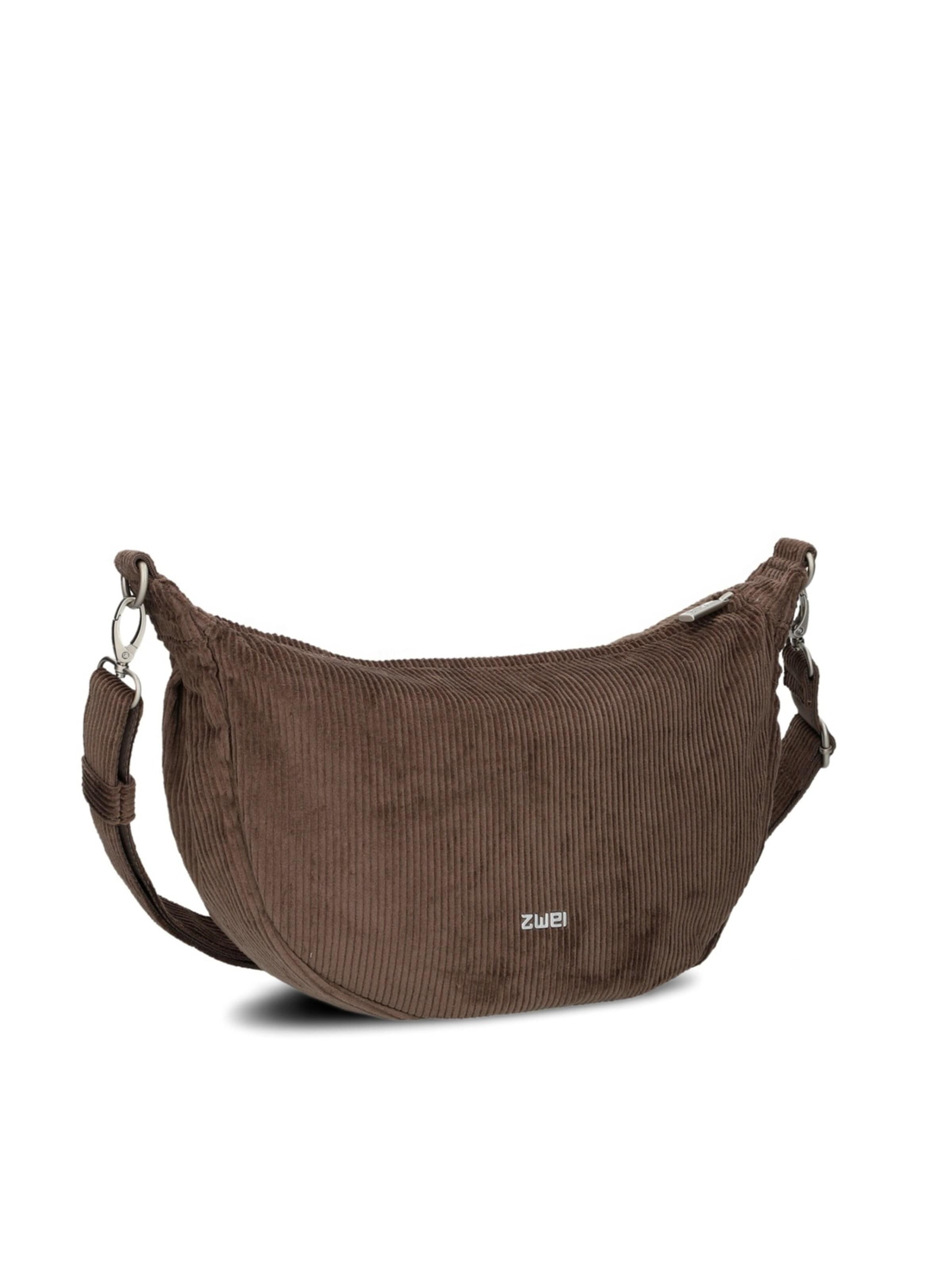 ZWEI Handbag 'Mademoiselle.M' in Brown: front