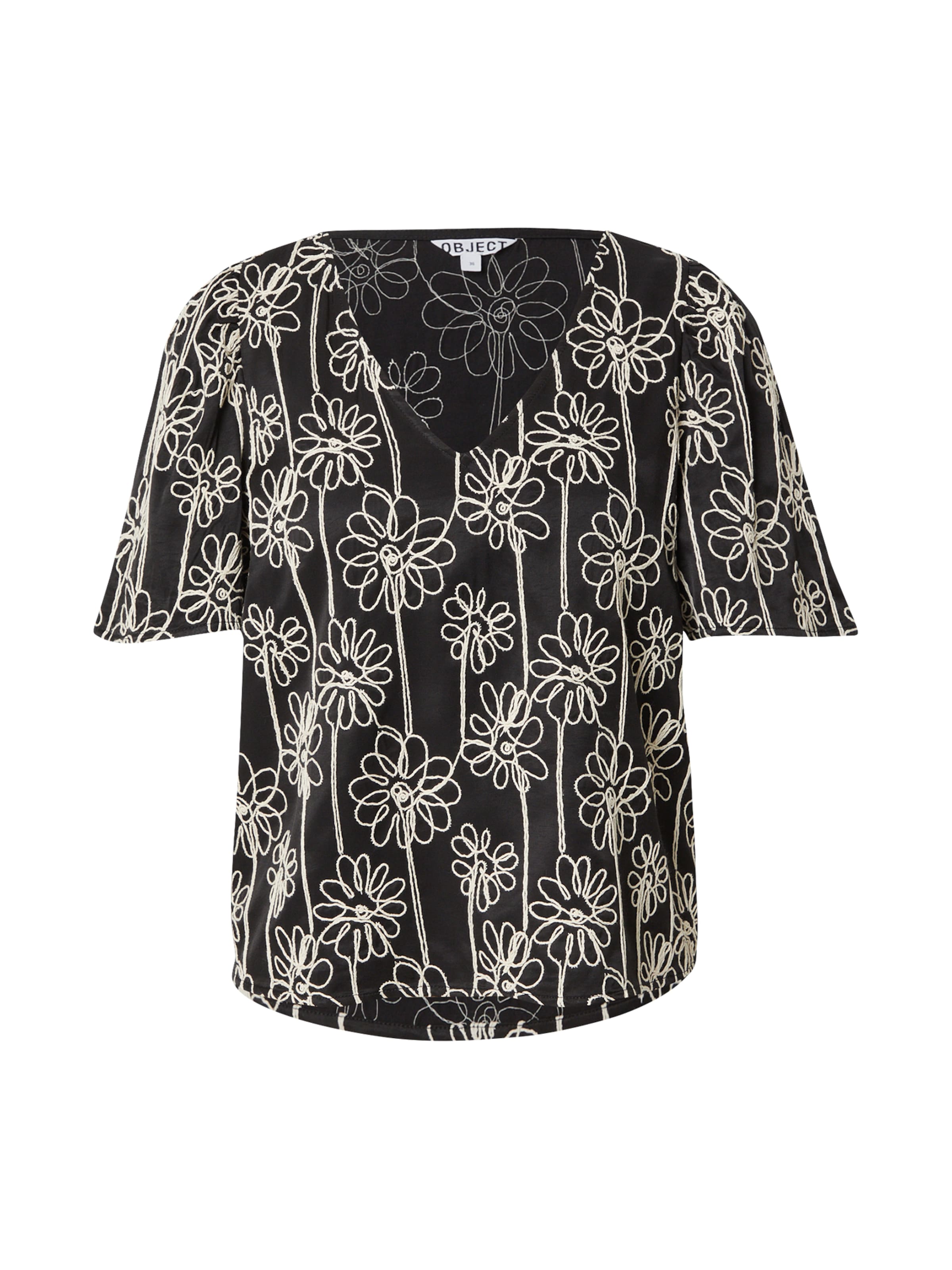 Chemisier 'OBJCAMI' OBJECT en noir : devant