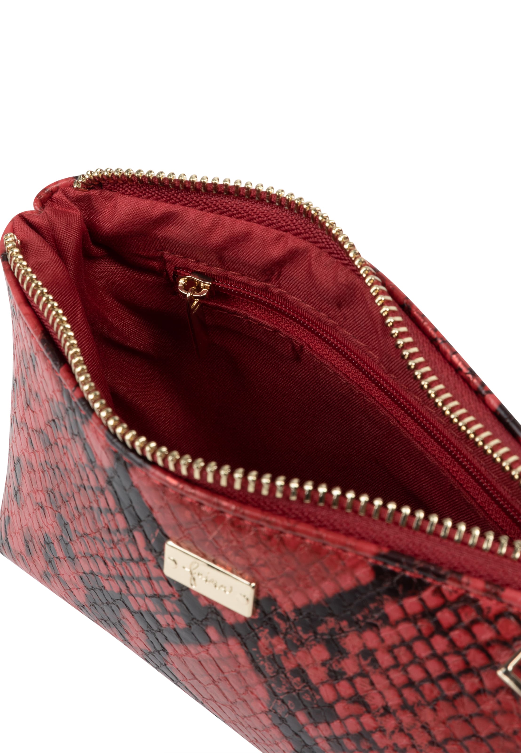 faina - Bolsa de cosmética em vermelho