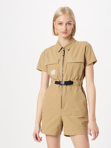 Santa Cruz Jumpsuit in Brown: front