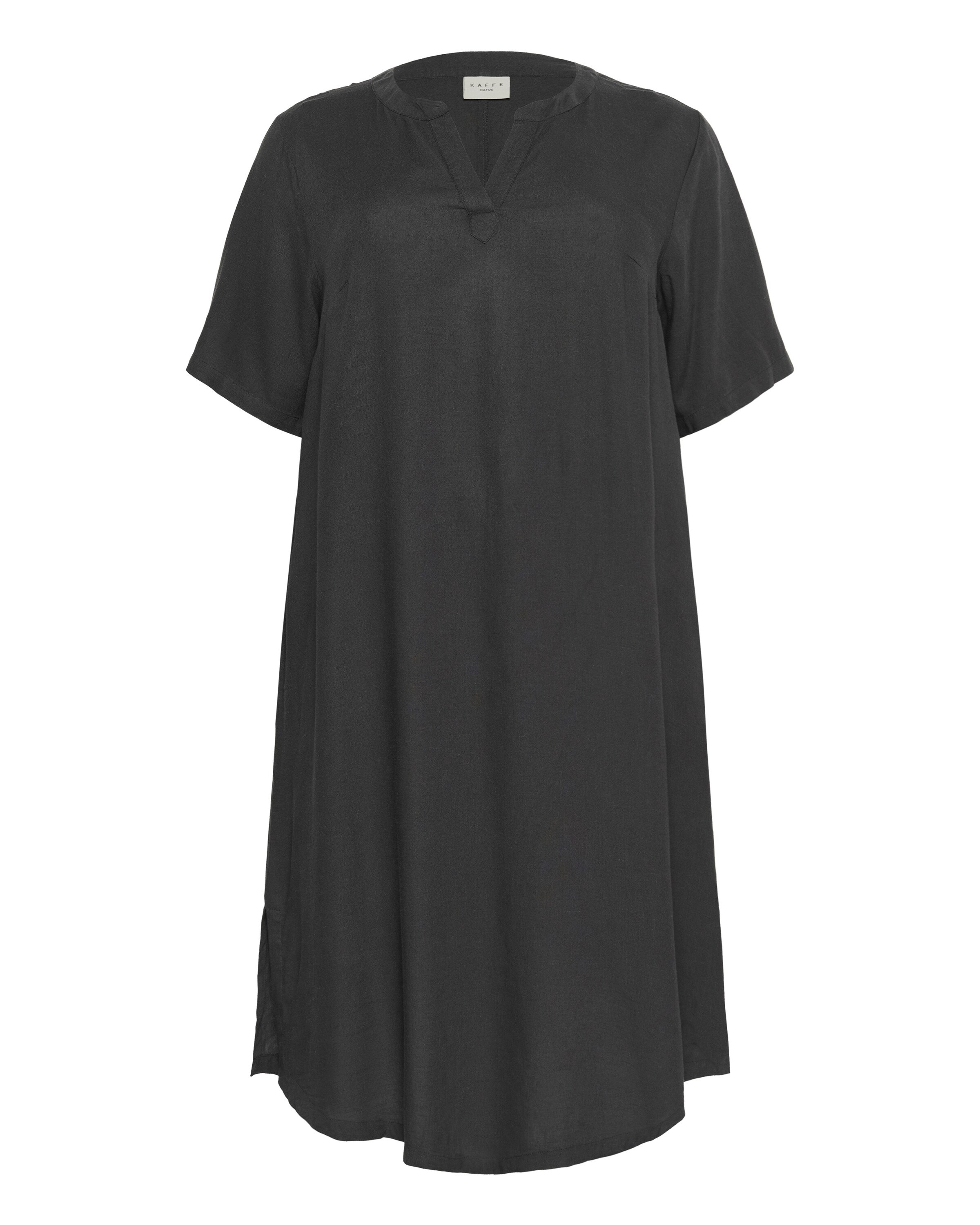 KAFFE CURVE Kjole 'KCMille' i sort: forside