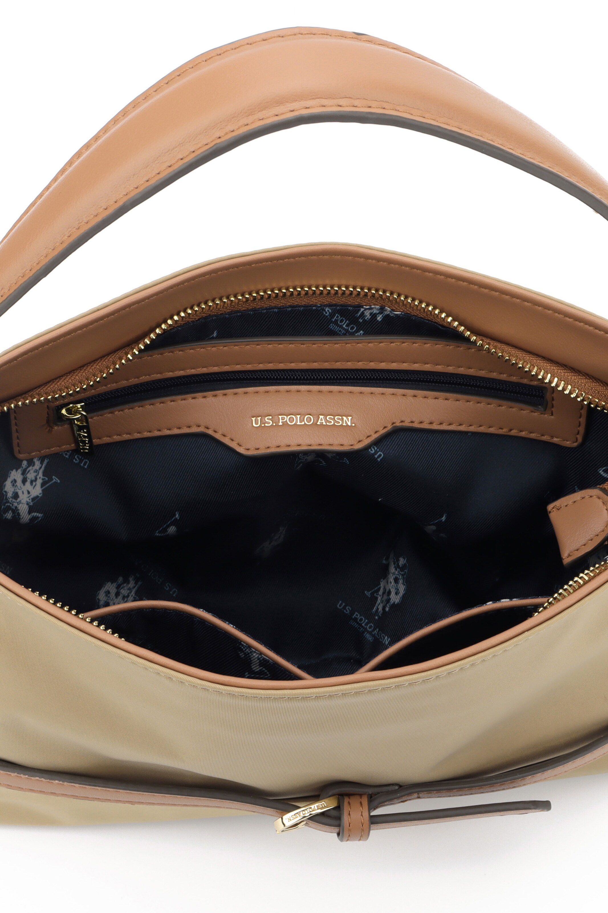 U.S. POLO ASSN. Handtasche 'HOUSTON' in Grün