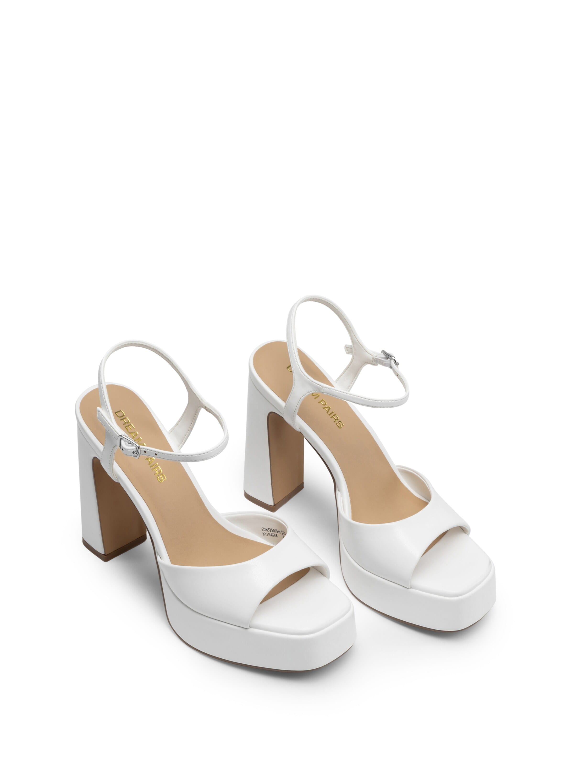 Dream Pairs Strap Sandals in White