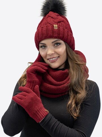 Gants '7014R' Vivisence en rouge