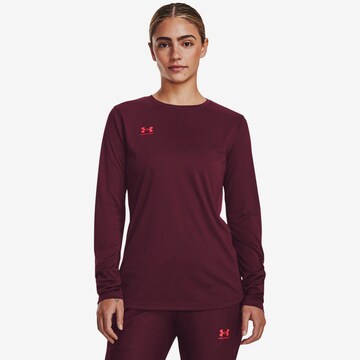 UNDER ARMOUR Performance Shirt 'Challenger' in Red: front