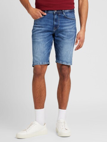 GARCIA Slimfit Shorts in Blau: predná strana