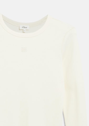 s.Oliver Shirt in Wit: voorkant