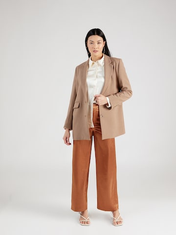 DRYKORN Loose fit Pants 'DESK' in Brown