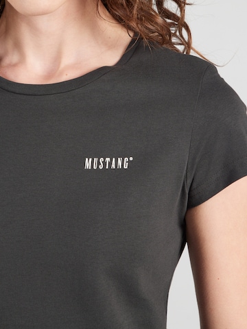 MUSTANG T-Shirt 'LOA' in Schwarz