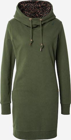 Ragwear فستان 'FELINIA' بلون أخضر: الأمام
