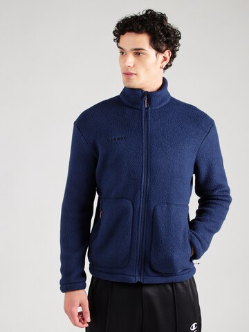 MAMMUT Funktionsfleecejacke 'Falera' in Blau: Vorderseite