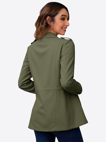 Imily Bela Přechodná bunda – zelená: zadní strana