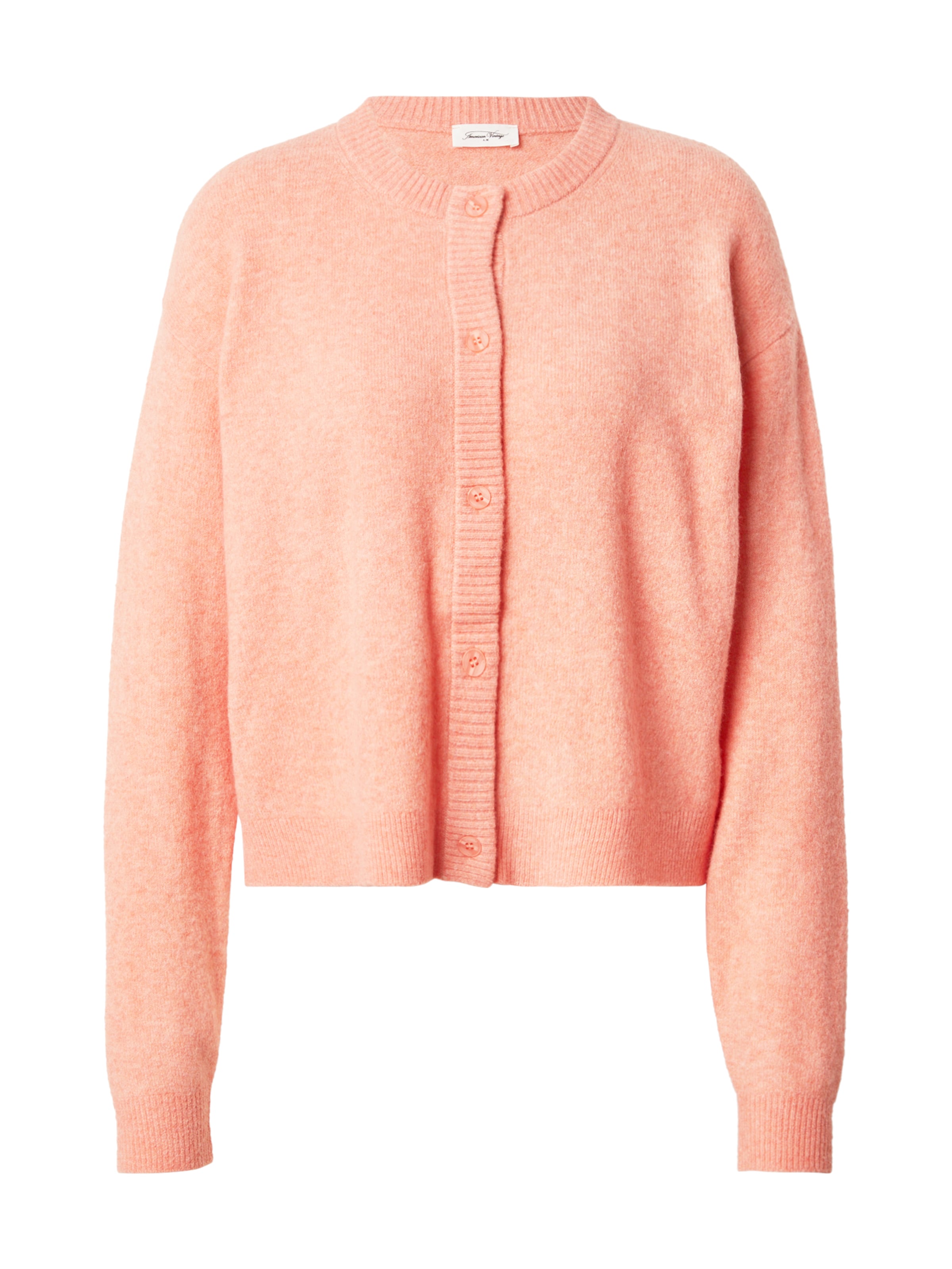 AMERICAN VINTAGE Плетена жилетка 'DAMSVILLE' в розово: отпред