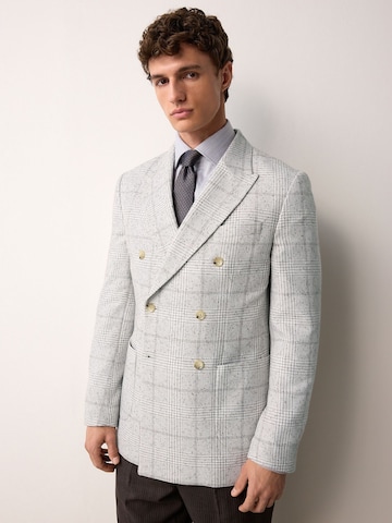 Coupe regular Veste de costume Next en gris : devant