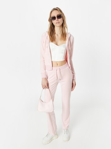Juicy Couture Black Label Zip-Up Hoodie in Pink
