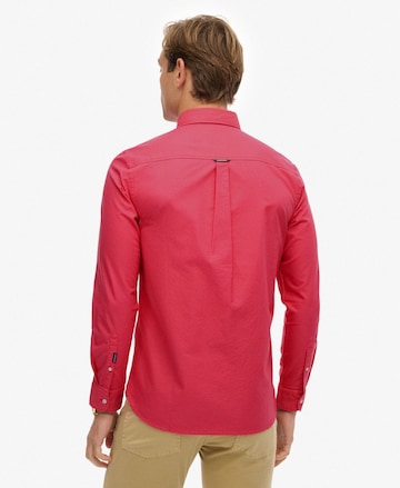 Superdry Slim Fit Hemd in Pink