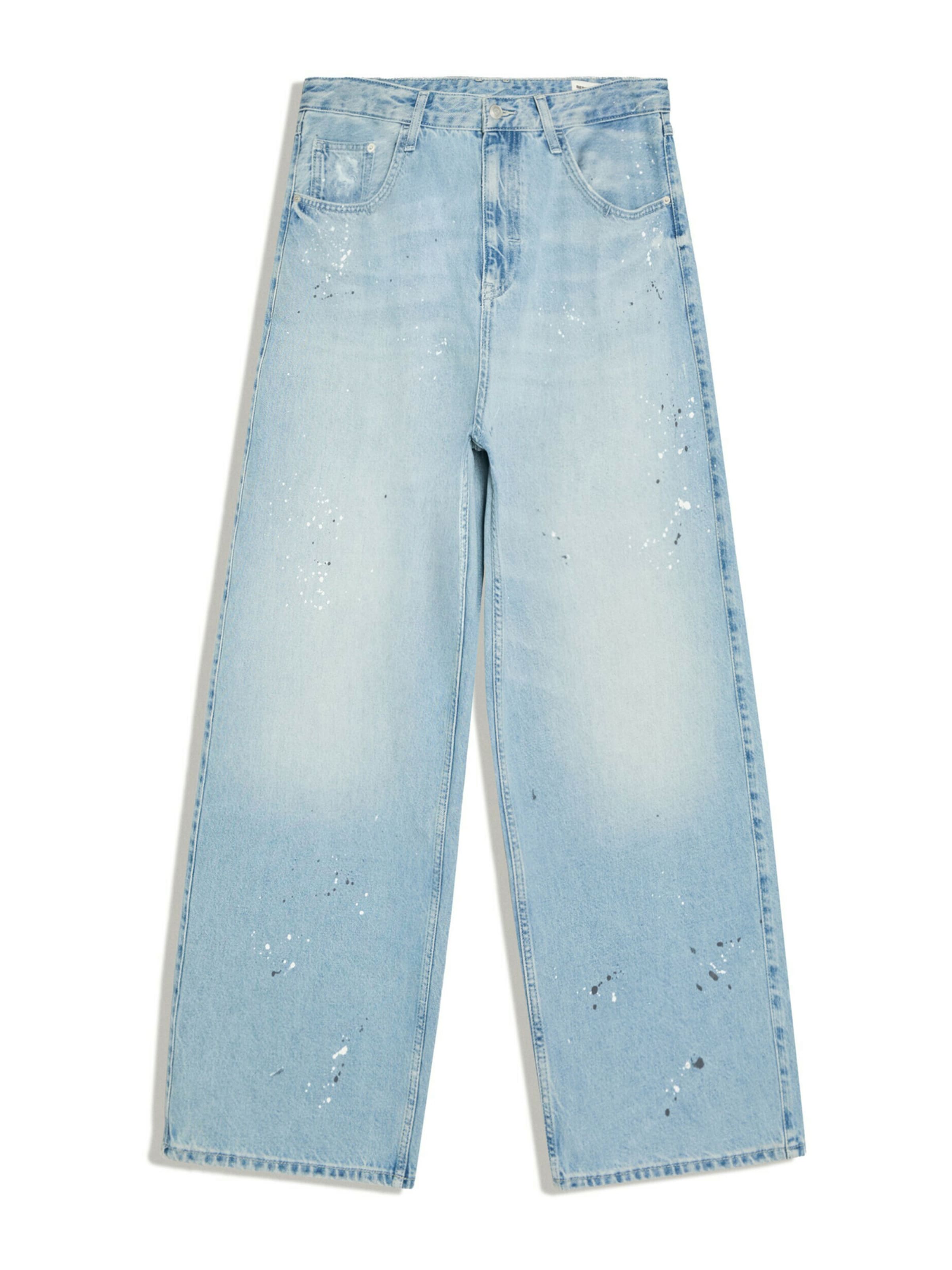 Baggy Jeans di Bershka in blu: frontale