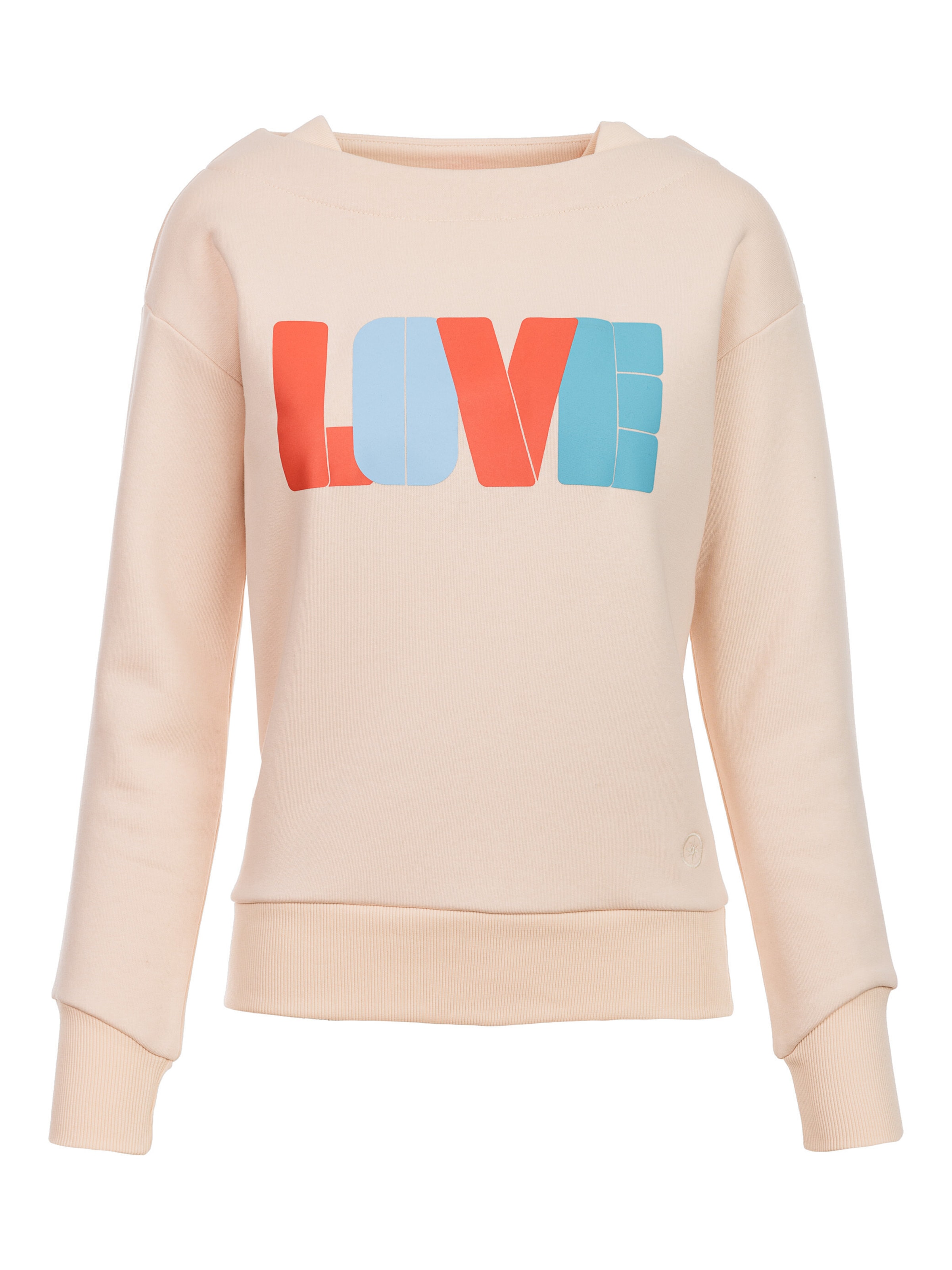 Sweat-shirt 'Kuloontje' salzhaut en beige : devant