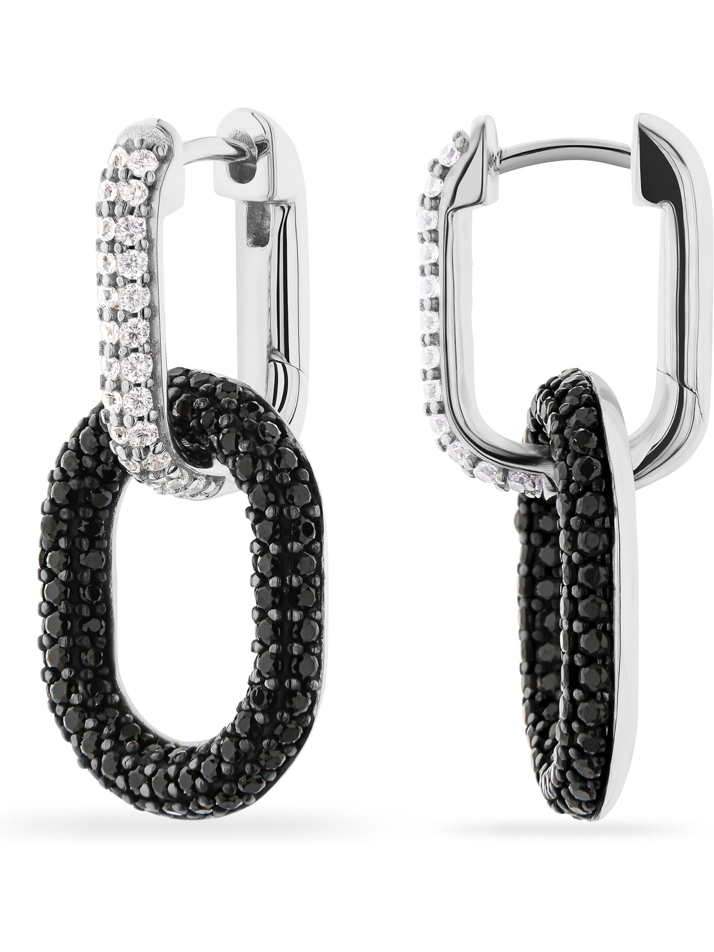 JETTE Ohrringe in Schwarz