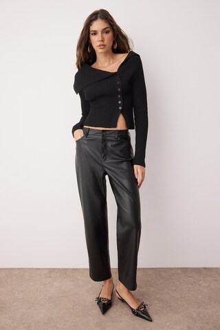Trendyol - Cárdigan en negro: frente