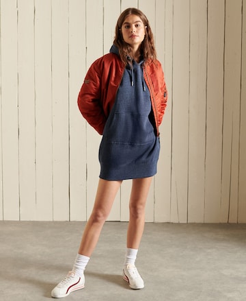 Superdry Oversized jurk in Blauw